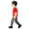 Person Walking - Light emoji on Samsung